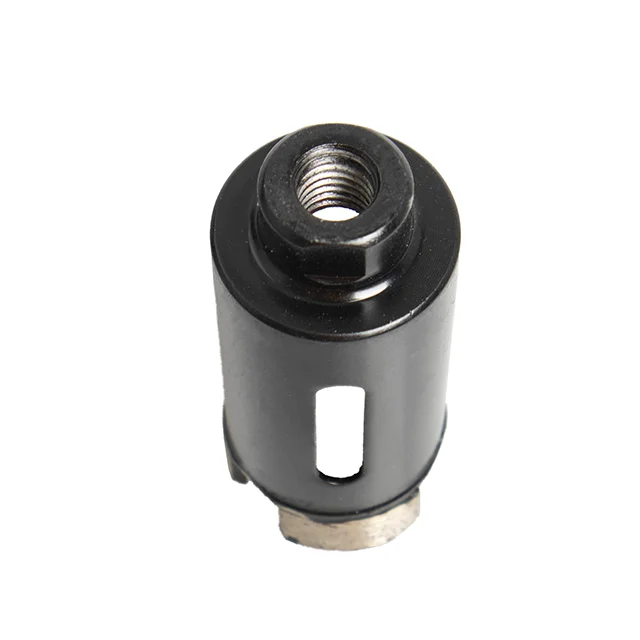 6-200mm Black M10 Shank Segment Sintered Marble Granite Hole Saw, Diamond Crown Core Drill Bit For Stone Porcelain Tile Dry Wall