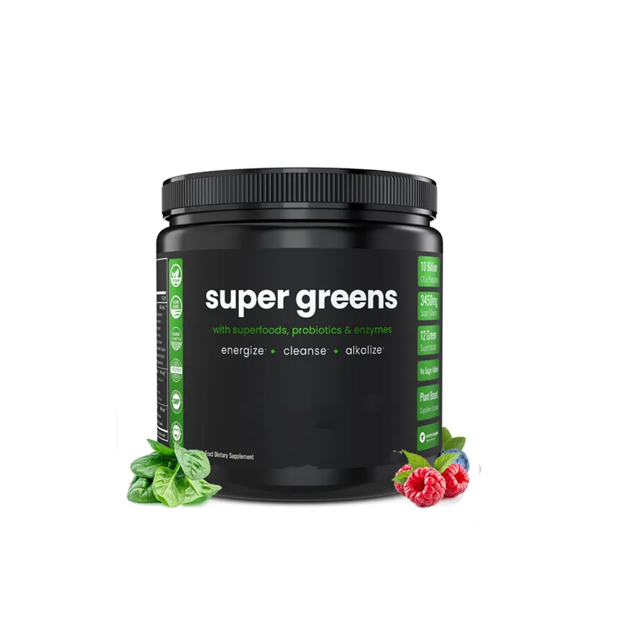 OEM ODM Superfood 20 + синяя Спирулина хлорелла Органическая брокколи порошок объемных пробиотических смесей