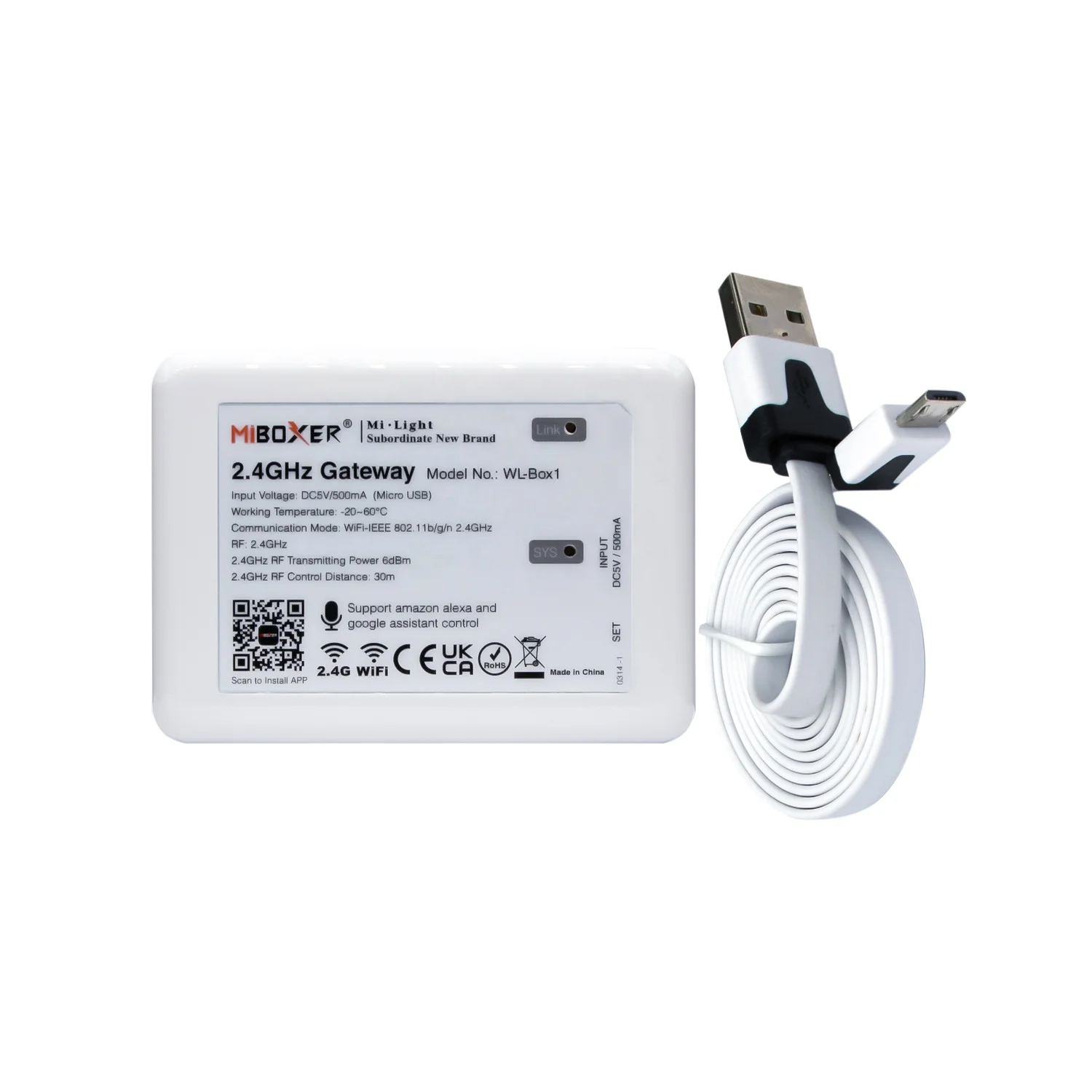 GLS 2.4GHZ 4 Zones WiFi gateway