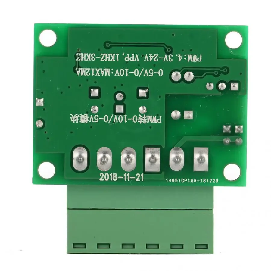 3.3V PWM Signal to 0-10V Voltage Converter D/A Digital-Analog PLC Module Customize China Manufacturer