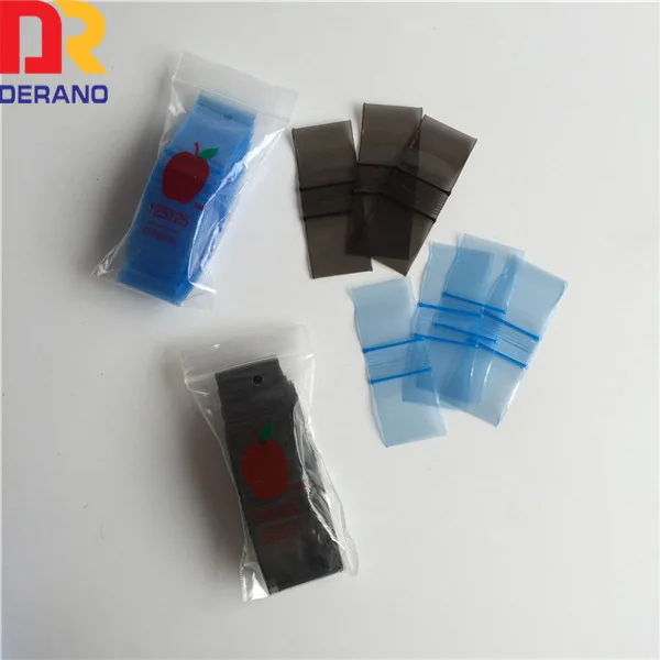Custom Factory Biodegradable Waterproof Mini Two Mil Reclosable Ziplock Clear Plastic Bag