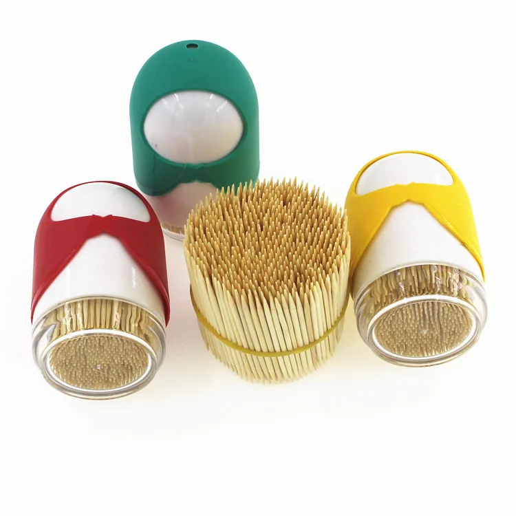 Healthy 100% Organic Round Thin Toothpick No Plastic Bamboo Tooth Pick