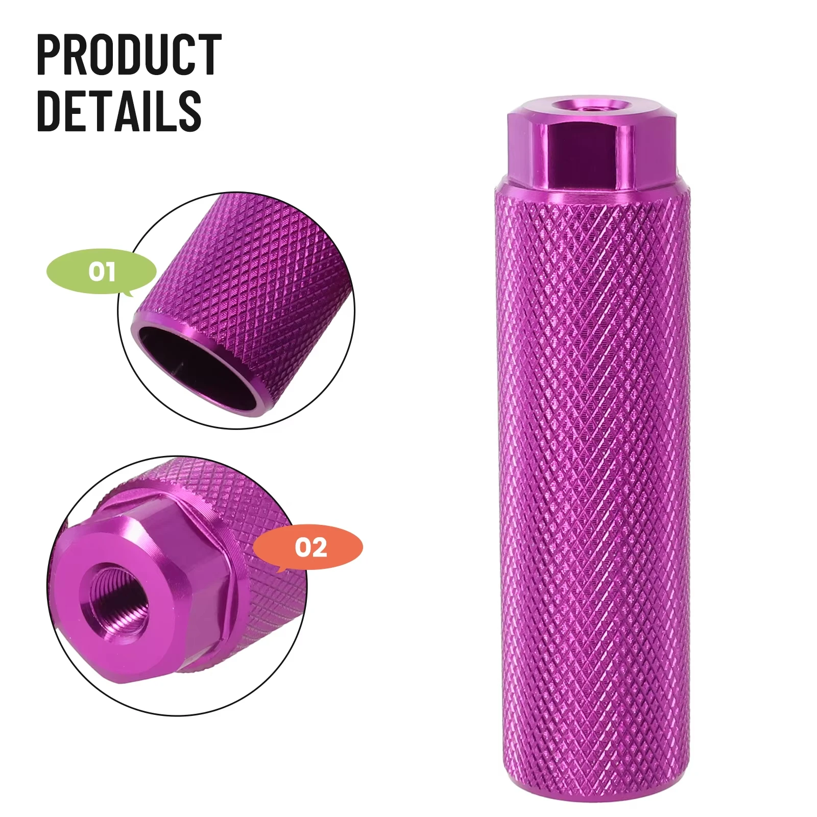 Cycling Accessories Alloy Foot Stunt Peg For BMX Bike 3 8 Inch Axles Bike Pegs Aluminum Alloy Anti Skid Lead Foot Rests