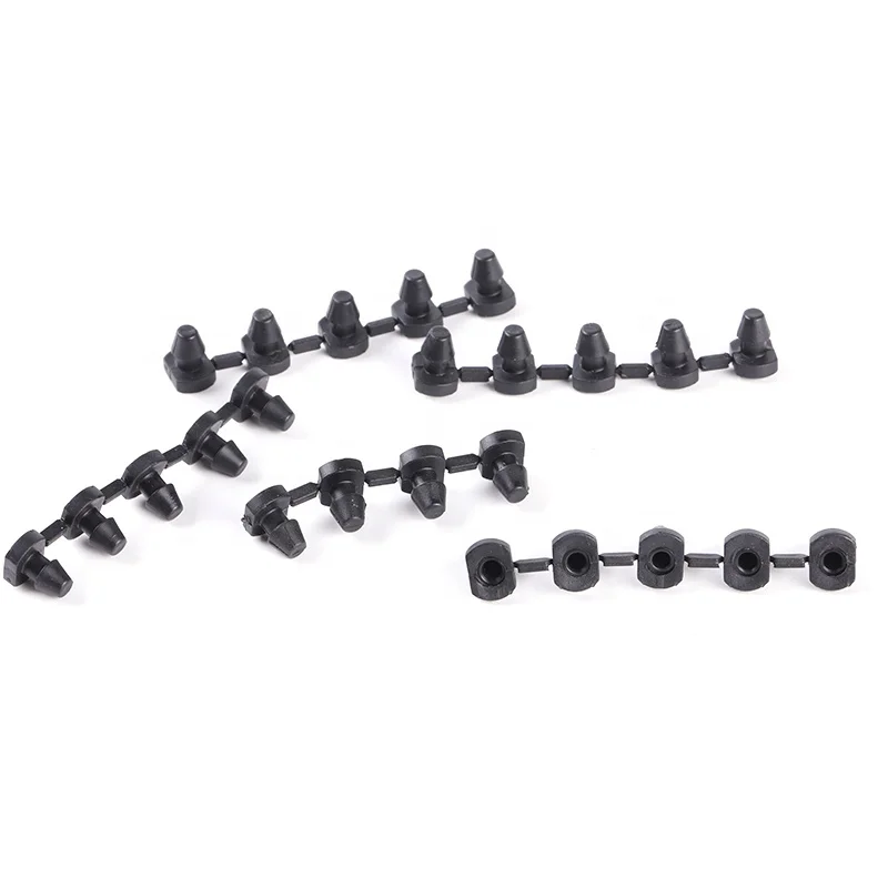 Irrigation fittings silicone rubber stopper plastic plugs solid sealing plugs