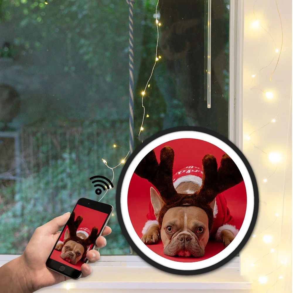 High Brightness Indoor 23.6 inch Round LCD Digital Signage Display Circular Screen