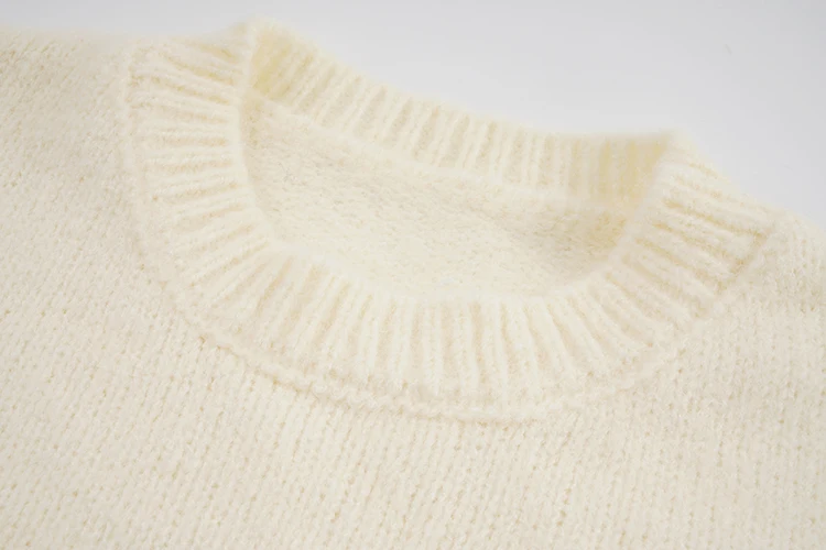 Autumn Winter Smile Face Cartoon Print Casual Cute Thick Sweaters For Women