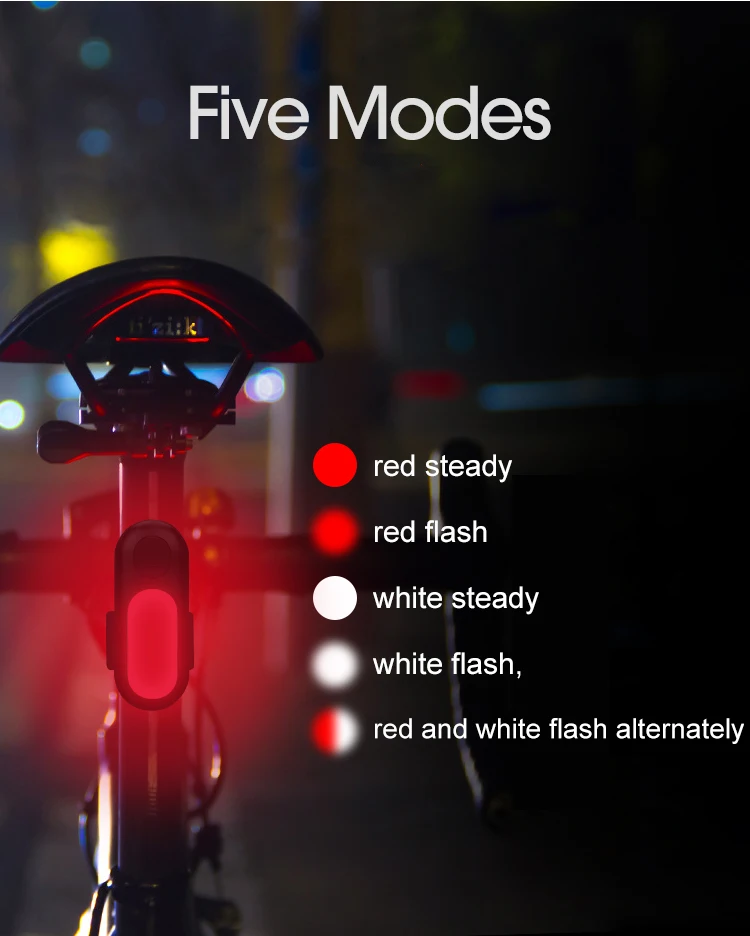 2-color USB Rechargeable Safety Light