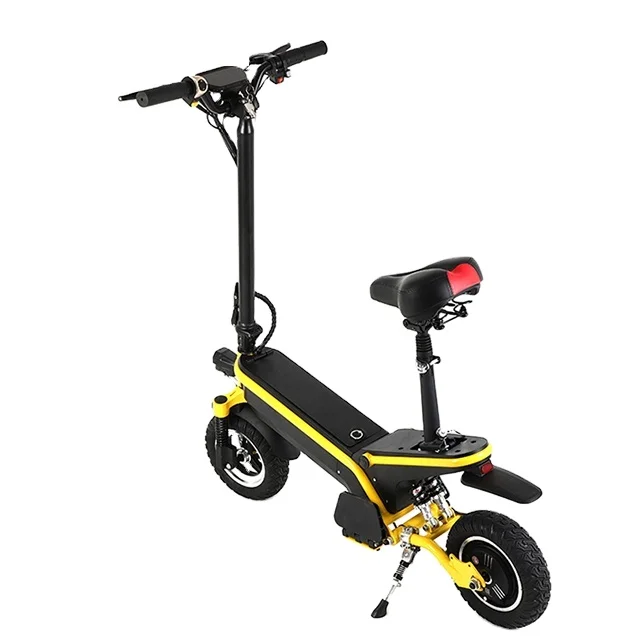 10 inch36v15ah500w motor hot sale Front and rear suspension cross-city Patent Design electric scooter for adult