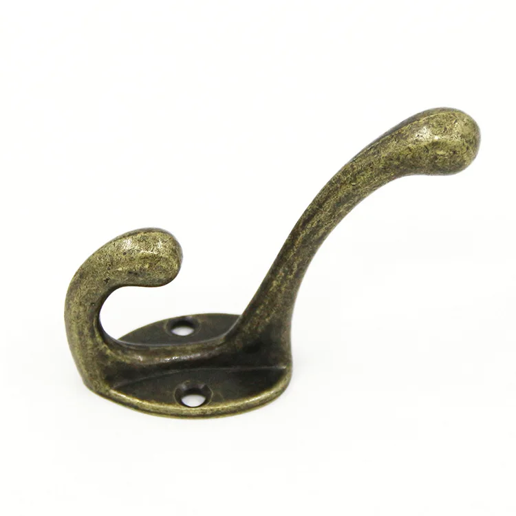 Cross Jinbao Alloy Retro Cabinet Bathroom Clothes Wall Hook Old-Fashioned Single Foreign Trade Wholesale