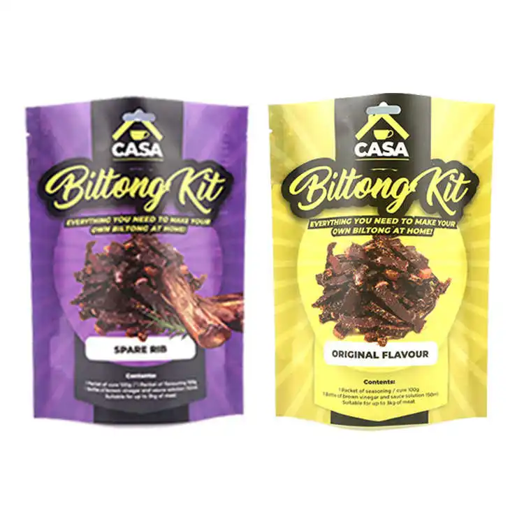 Customized Food Grade Stand up Ziplock Bag Plastic Beef Jerky Mylar Bags Beef Jerky Packaging Bags