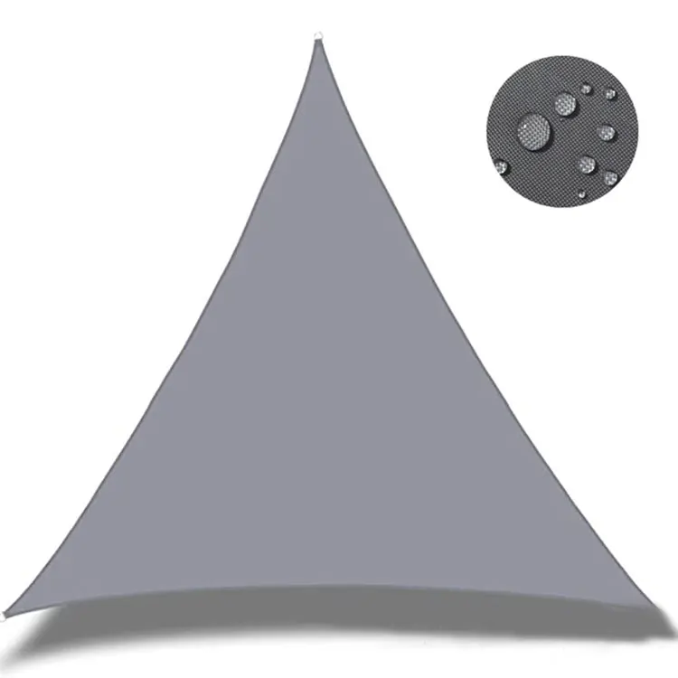 Waterproof Triangular Patio Sun Shade Sail Combination Net Shade Sails Oxford Awning Canopy