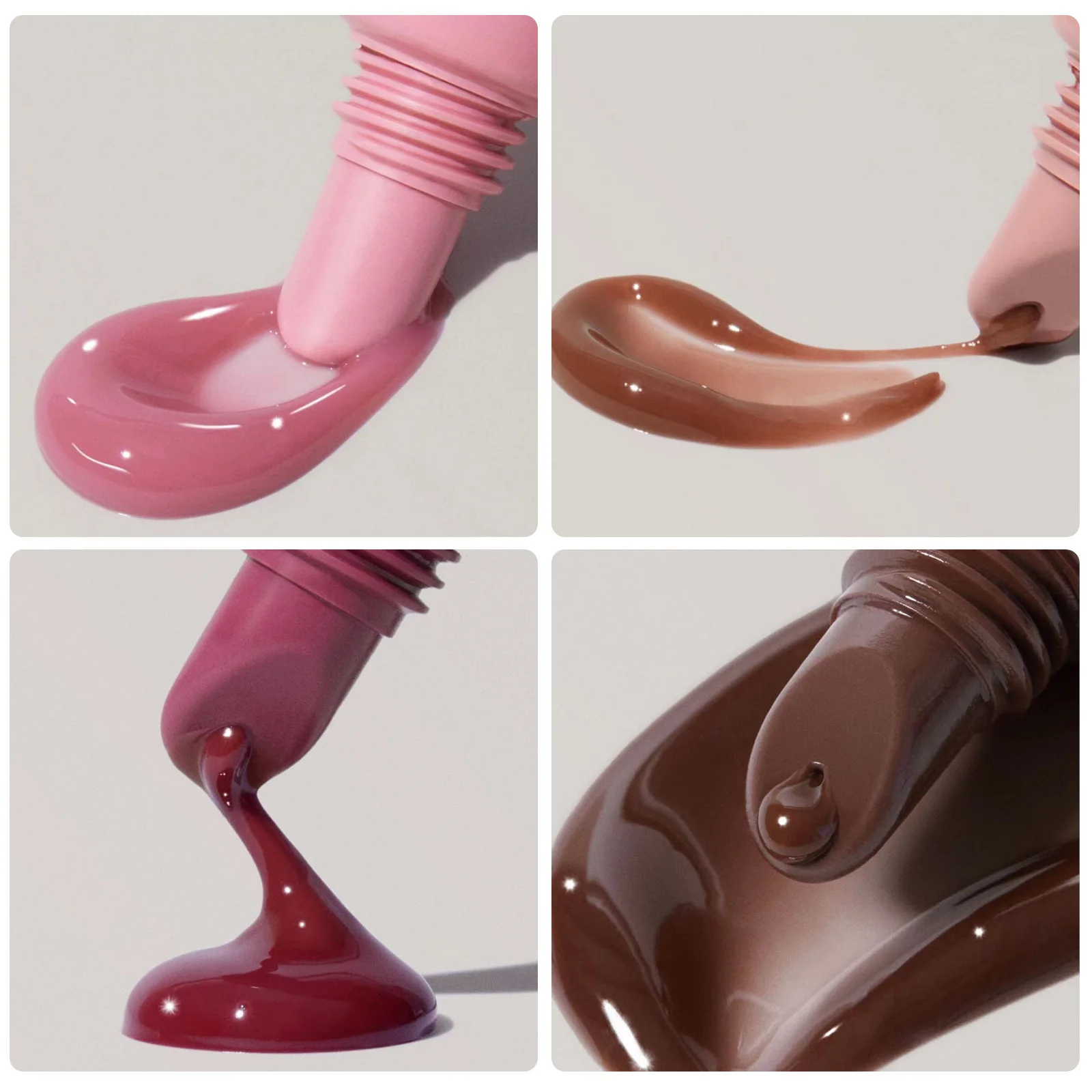 Hose Tube Gloss Lip Mirror Liquid Lip Glaze Plump Waterproof Moisturizing Non-stick Cup Lip Gloss