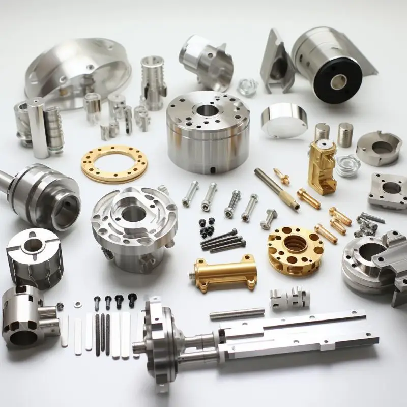 Manufacturing customized 5 axis precision metal processing services aluminum brass steel turning mechanical cnc machining parts