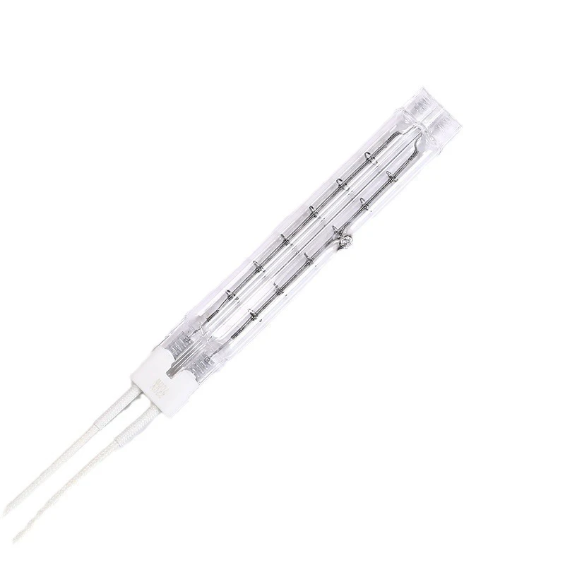 Quartz Glass Tungsten Wire High Temperature Electric Heat Pipe Infrared Double Tube Electric Heating Pipe