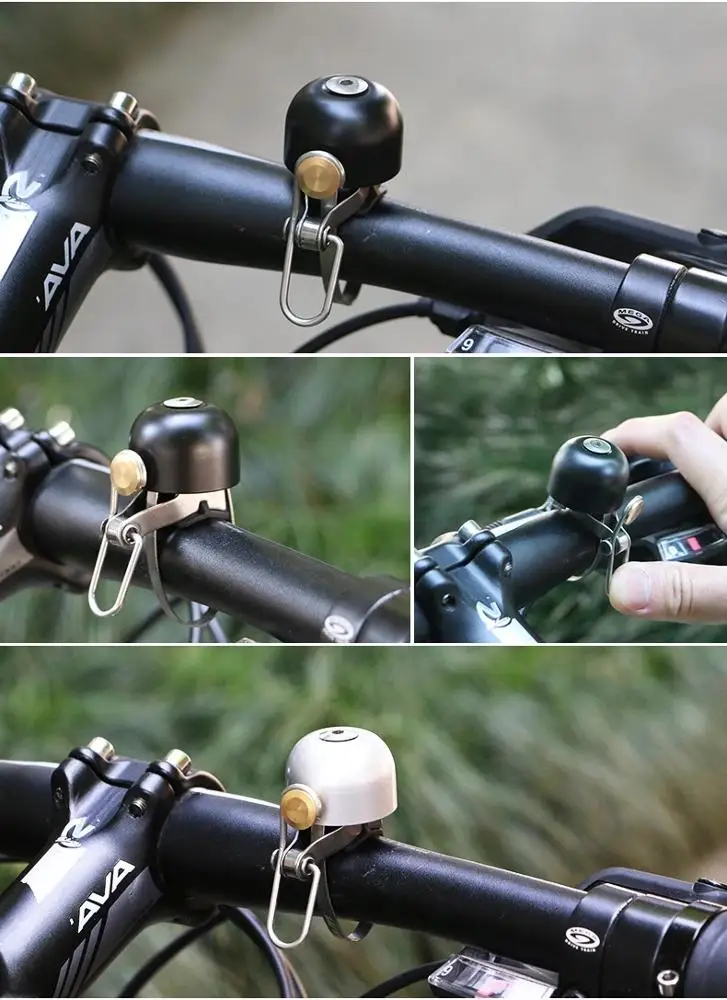 High Quality Durable Bicycle Bell Ring Mini Unique Custom Handlebar Copper Bike Bell