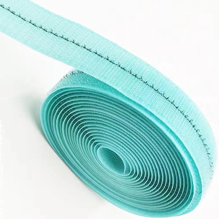 Silver fiber EMF shielding hook and loop conductive Hook and Loop 16mm Width Conductive Velcroes for Faraday Tent