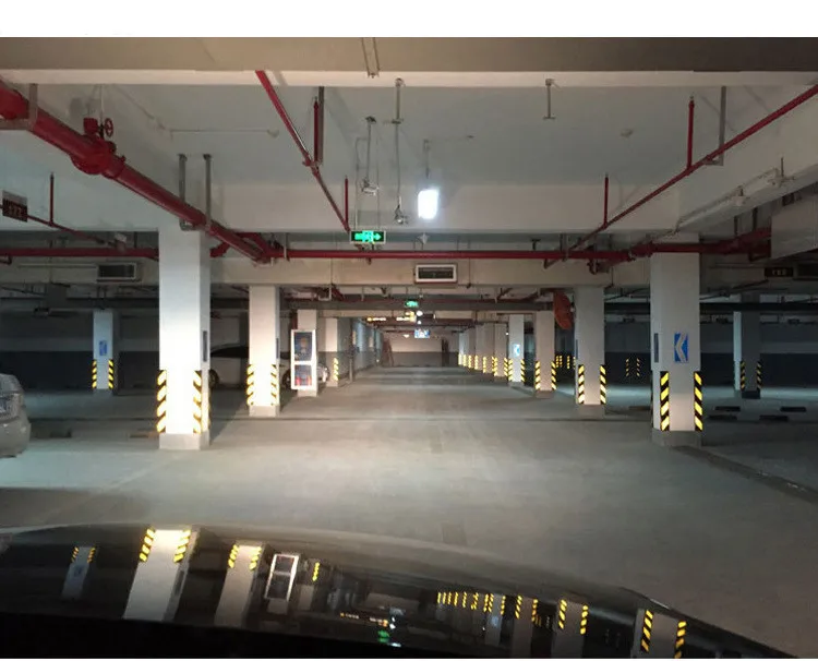 100cm height right angle rubber edge protector rubber parking guard rubber wall corner guard