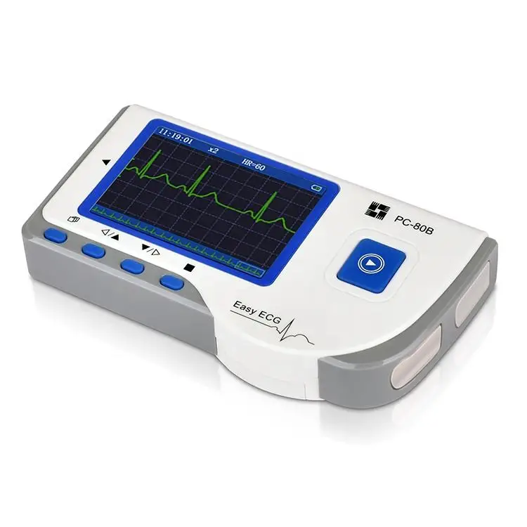 Hot Sale Heart Monitoring Electrocardiogram Hospital Handheld Portable ECG Monitor EKG Machine
