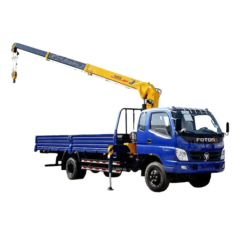 3 Ton Truck Mounted Crane SQ3.2SK2Q Hydraulic Telescopic Boom Crane With Good Price