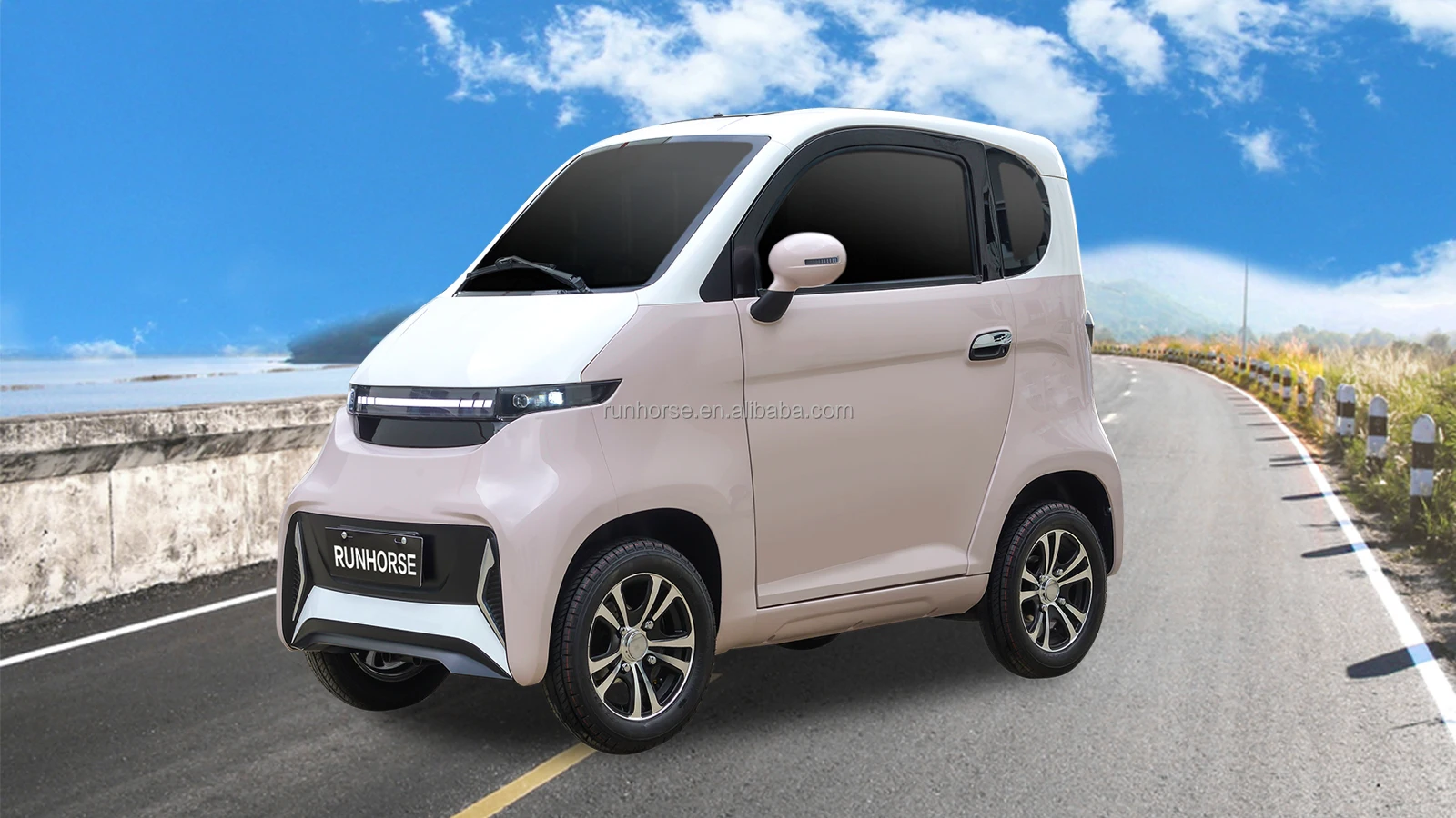 China manufacture EEC 4 wheel electric moped car eec certificate