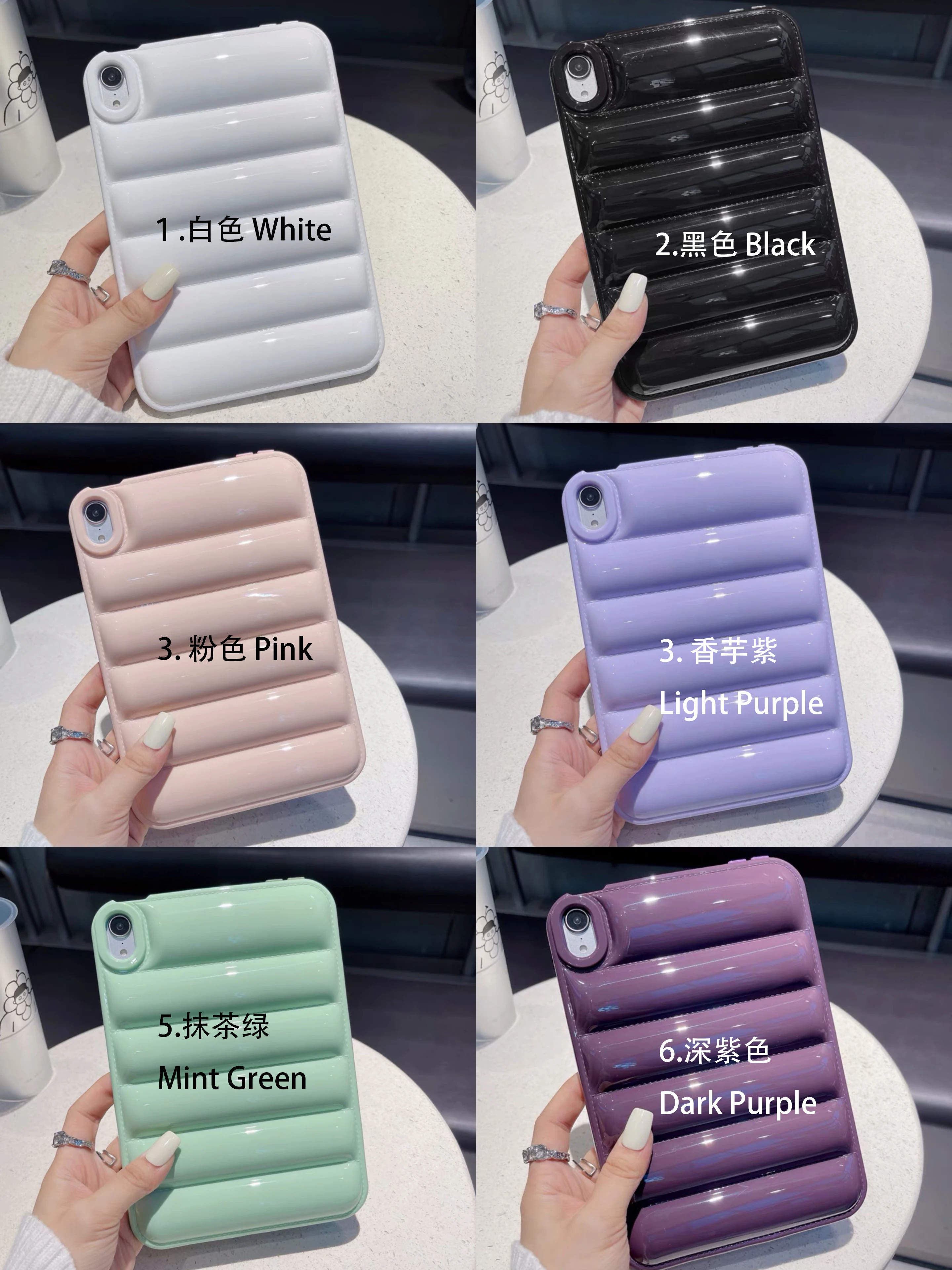 2022 Down Jackets Case for iPad Mini 6 Case 8th 9th Generation Pro 11 12.9 2021 for iPad 10.9 Case for iPad Air 5 Tablet Cover