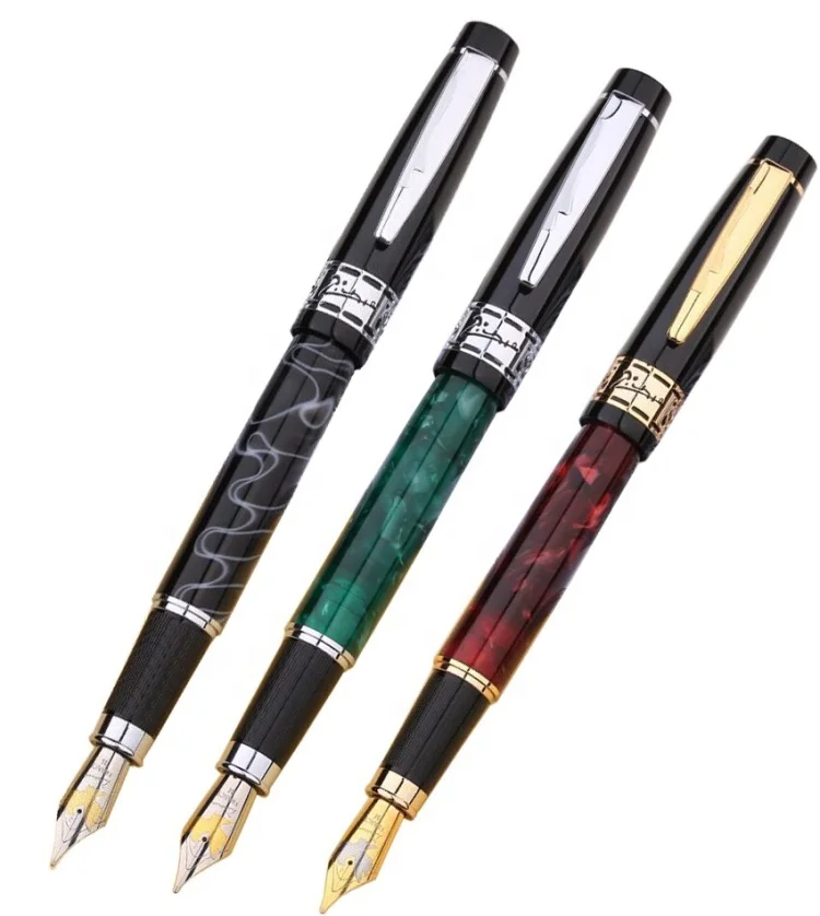 Picasso 915 luxury Ressin black/red/green Fountain pen calligraphy