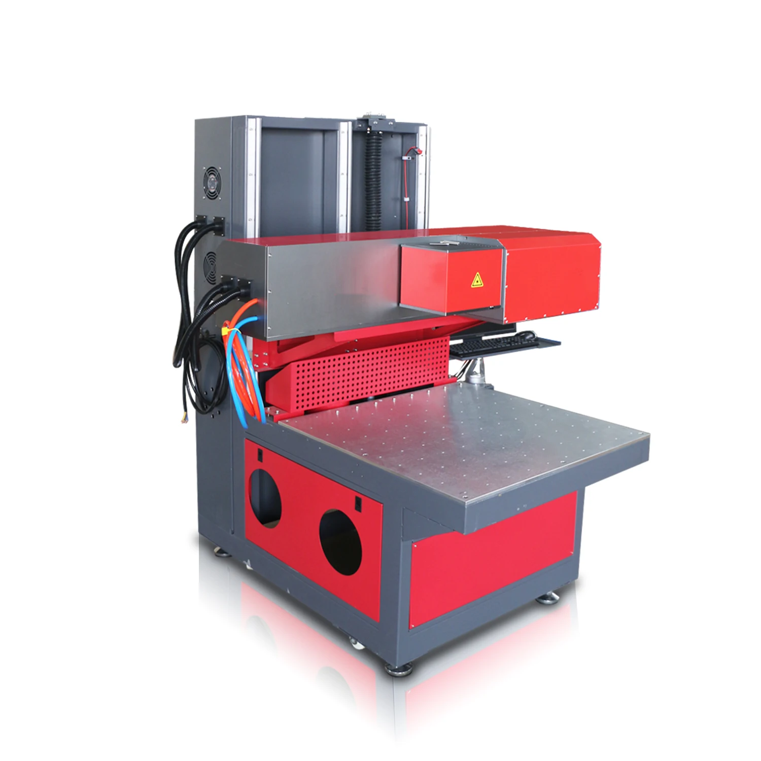 3D Dynamic Focusing RF Co2 Laser Marking Engraving Cutting Machines for Leather Shoes T-Shirt Logo Making