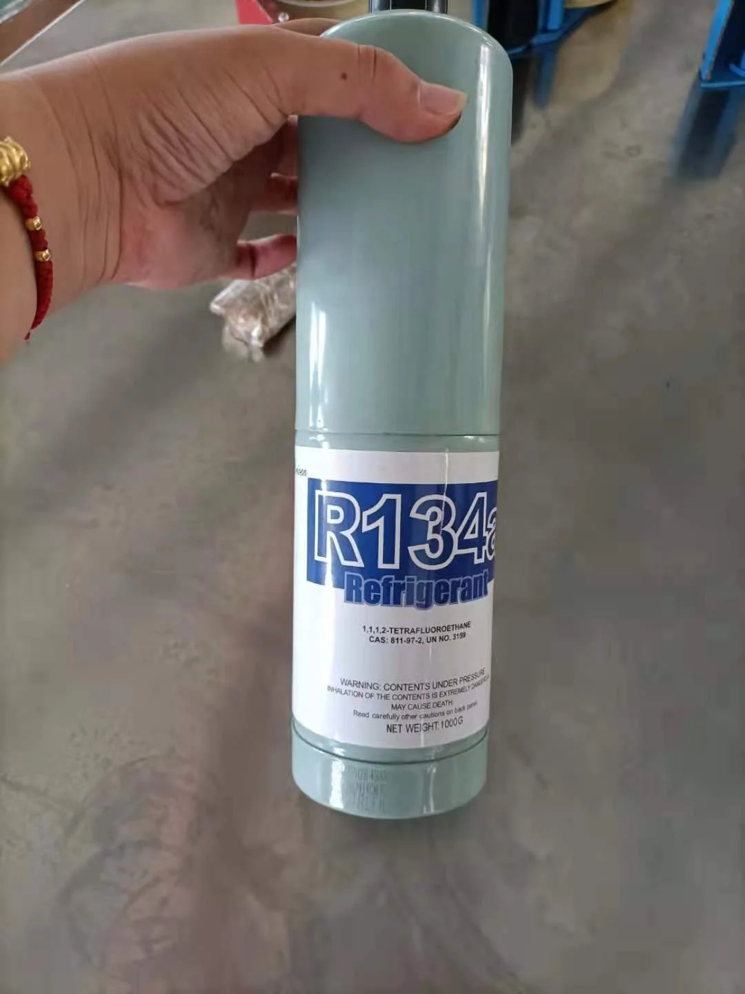 ISO11118 Standard CE Certificate 1kg Empty Refrigerant R410a R134a Gas Cylinders