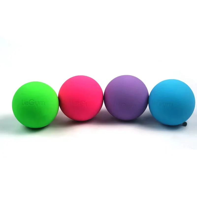 DESUN шары для йоги и хоккея с индивидуальным логотипом, натуральный резиновый массаж мышц, мячи для одного Лакросса для расслабления