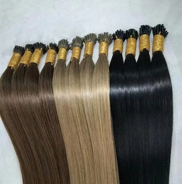 Wholesale Virgin I Tape Hair Remy Natural Cuticle Aligned Brazilian/Chinese Invisible Raw Tape in Hair Extensions 100%human Hiar