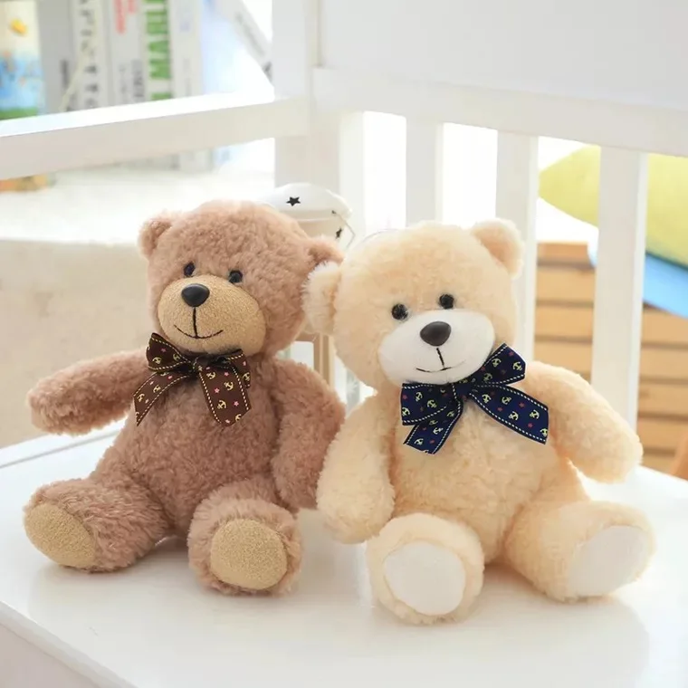 New Design Brown Plush Soft Stuffed Teddy Bear Toys For Kids 20 cm