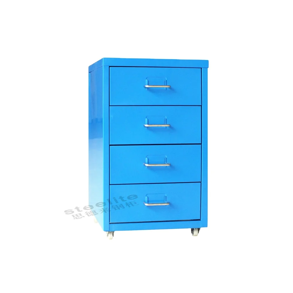 high gloss 4 tier steel mimi lockers / helmet locker / low small drawers storage cabinets