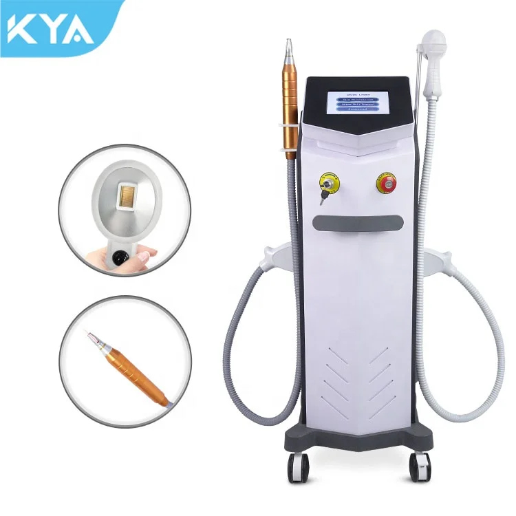 2 in 1 Pico Laser 808 Diode Laser Beauty Machine 755 808 1064nm Tattoo Removal Carbon Peeling 808nm Laser Hair Removal Device