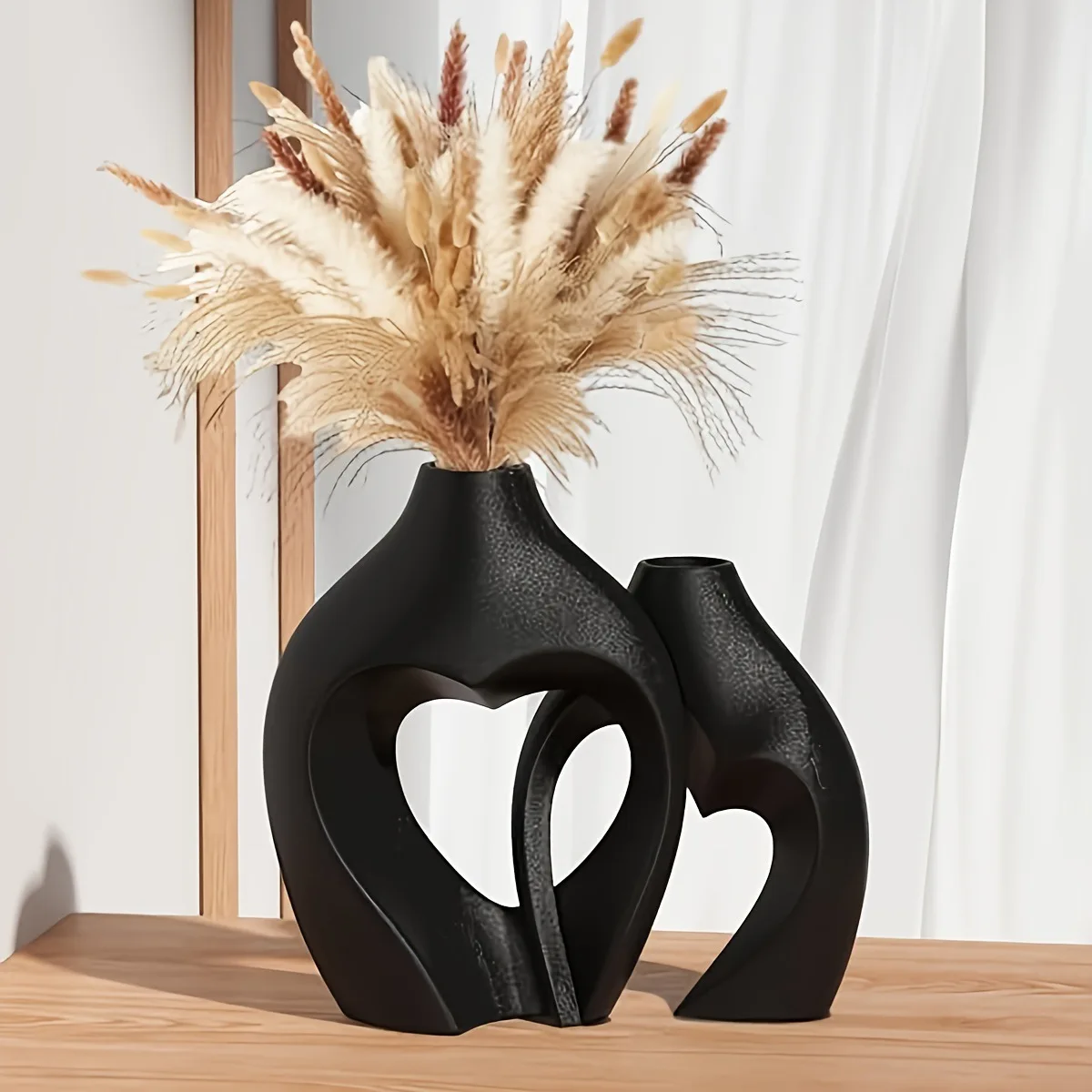 European Resin Vase Combination Ins Style Creative White Simple Senior Sense Home Decoration Wholesale Flower Ware