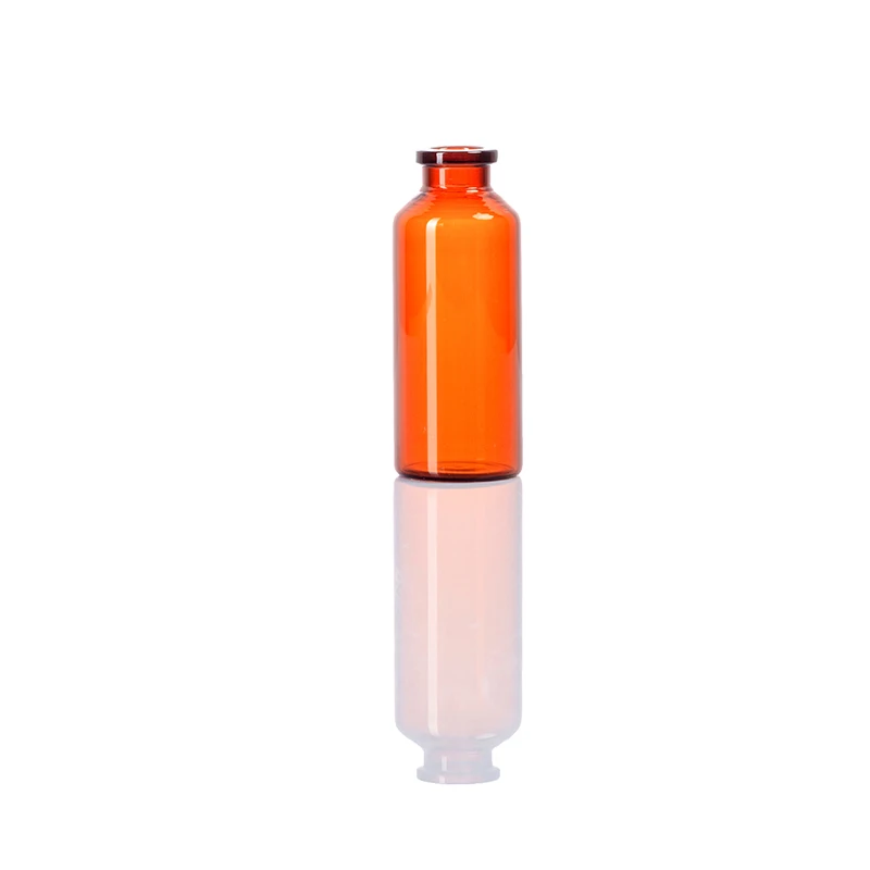 amber glass bottle GMP certified 15ml amber medical injection crimp tubular glass vials bottles for sale