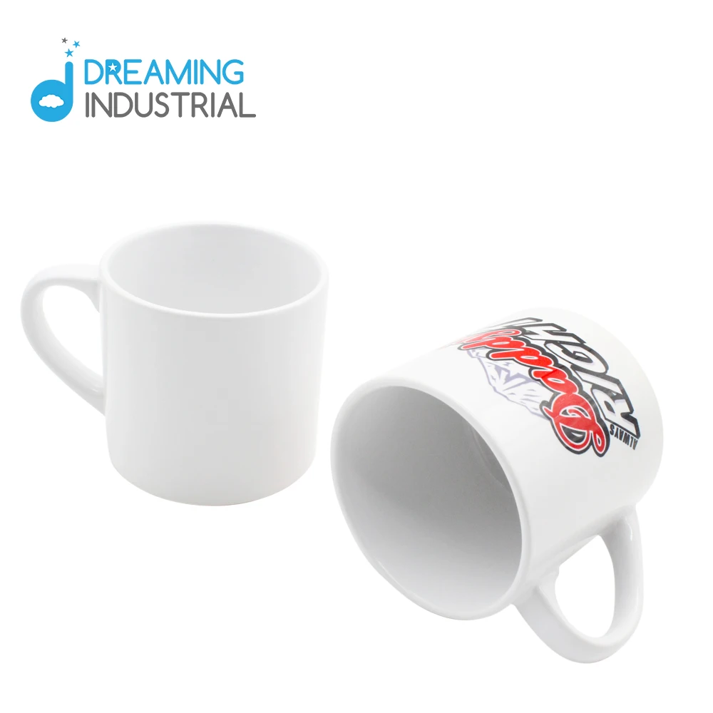 Sublimation Ceramic Espresso Mugs Small 6oz White Mug