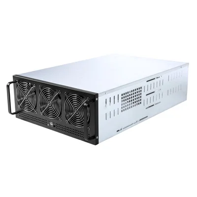  Корпус сервера 8 GPU для майнинга криптовалютами на открытом воздухе графический корпус с рамой ETH эфириум новая мощность компьютера