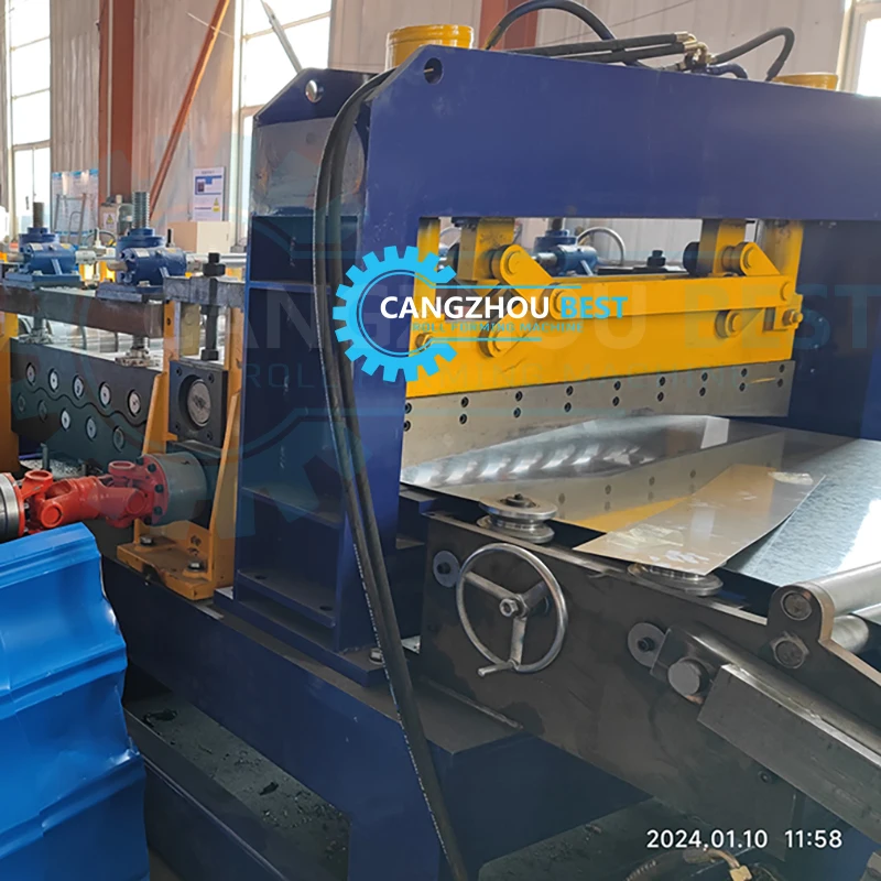 New Type Multi Option Automatic Innovative Spiral Steel Silo Panel Roll Forming Machine Production Line