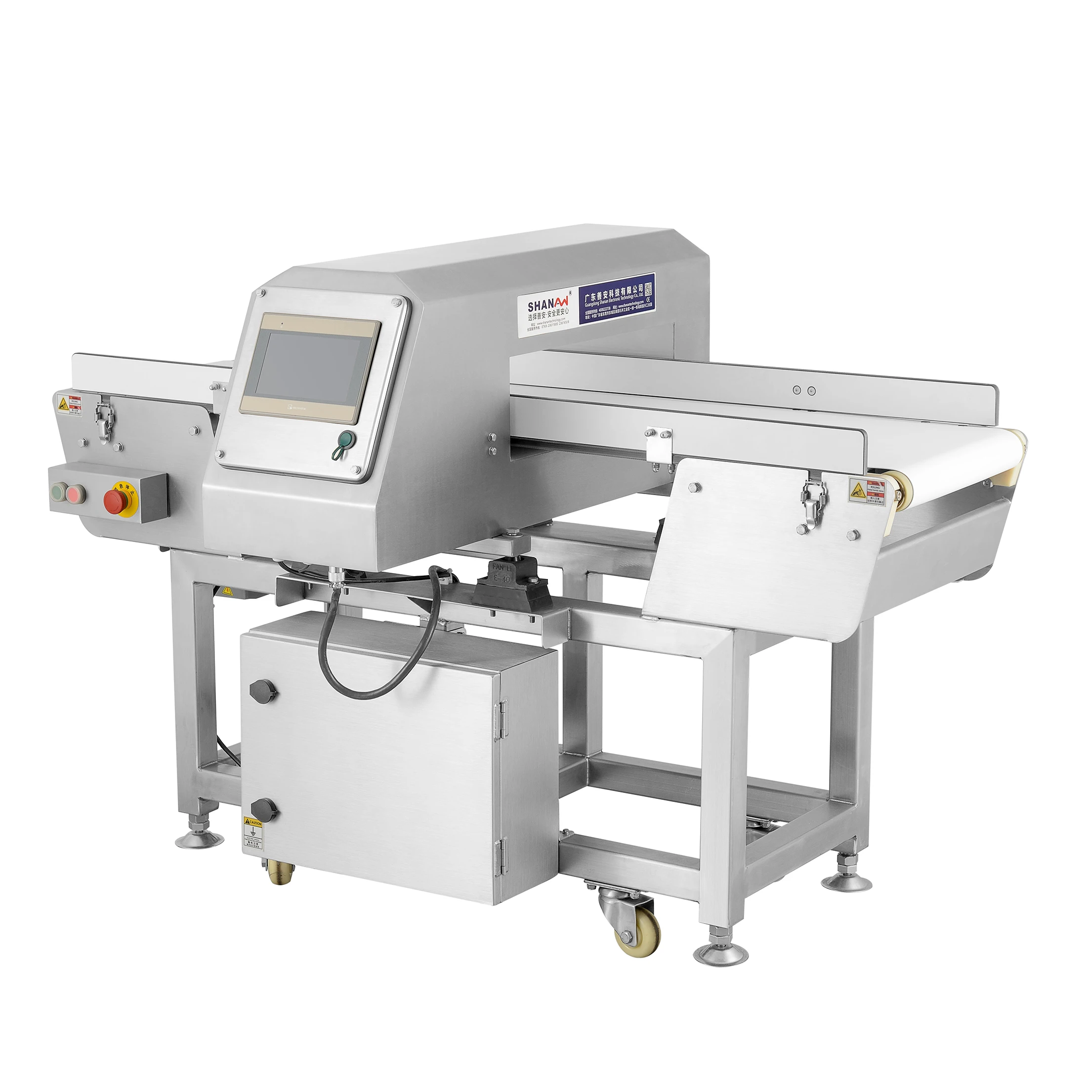 Rhing Factory Supply Stainless Steel Industrial Food Conveyor Metal Detector Equipment metal detector conveyors