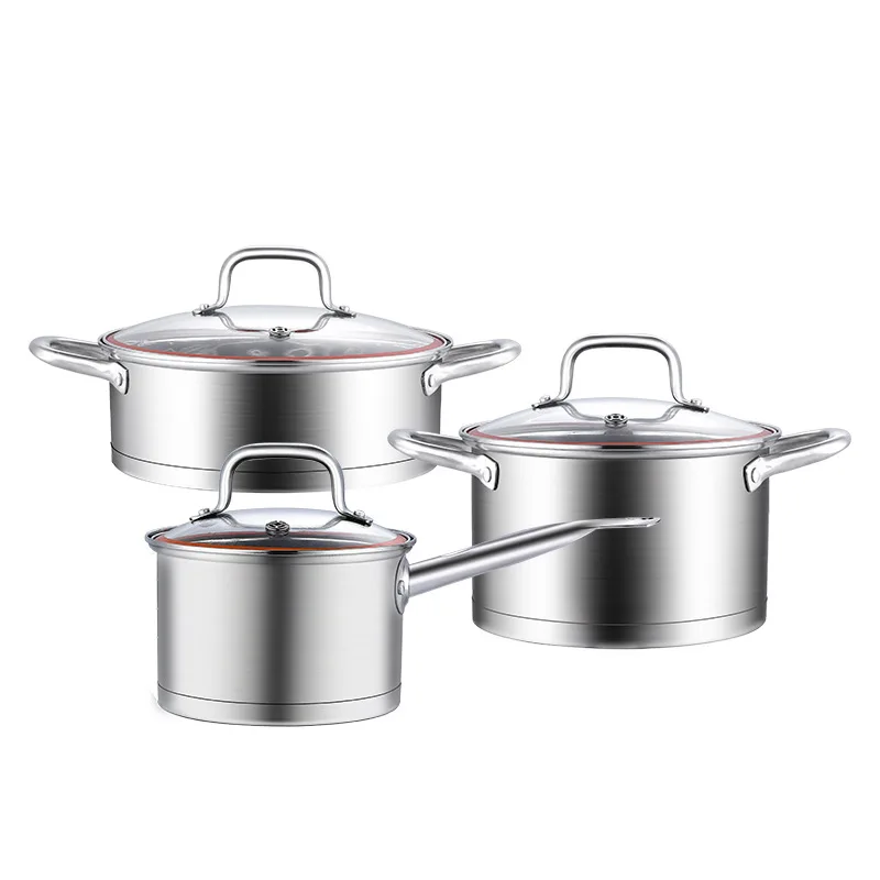 Hot Sale Nonstick Forged Aluminium Cookware Sets Kitchenware Cooking Pots and Pans with Glass Lids for Home Kitchen