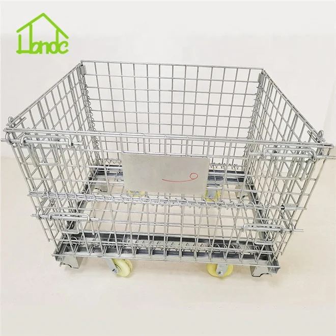 Подгонянная оцинкованная проволочная сетка складская клетка для хранения, которая может предоставить образцы