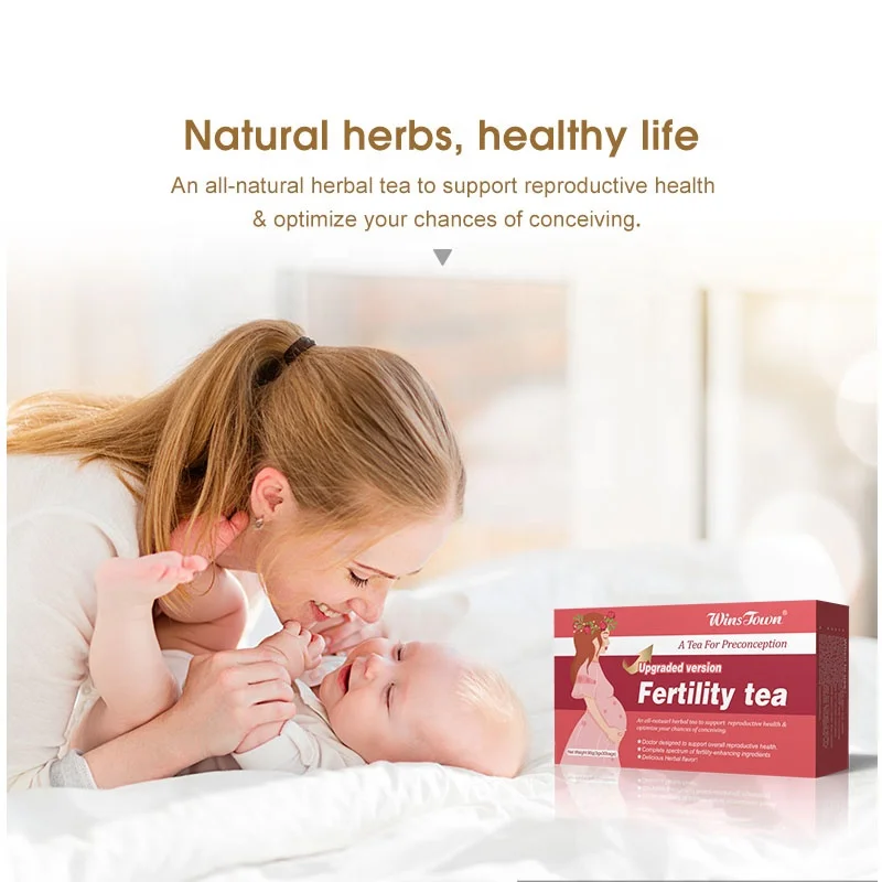 Wins town Natural Herbal Fertility Tea Booster supplement For Women Tea Bags female fertility tea