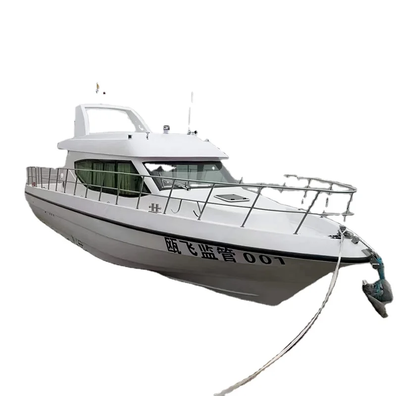 45ft 12-16 passenger fiberglass patrol boat Multi-fuction Service Work Boat