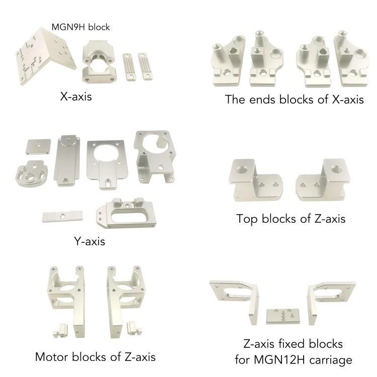 
GIULY All Metal 3D Printer Industrial Voron Switchwire Kit 3030 3060 Aluminum Extrusions Frame CNC Machining 