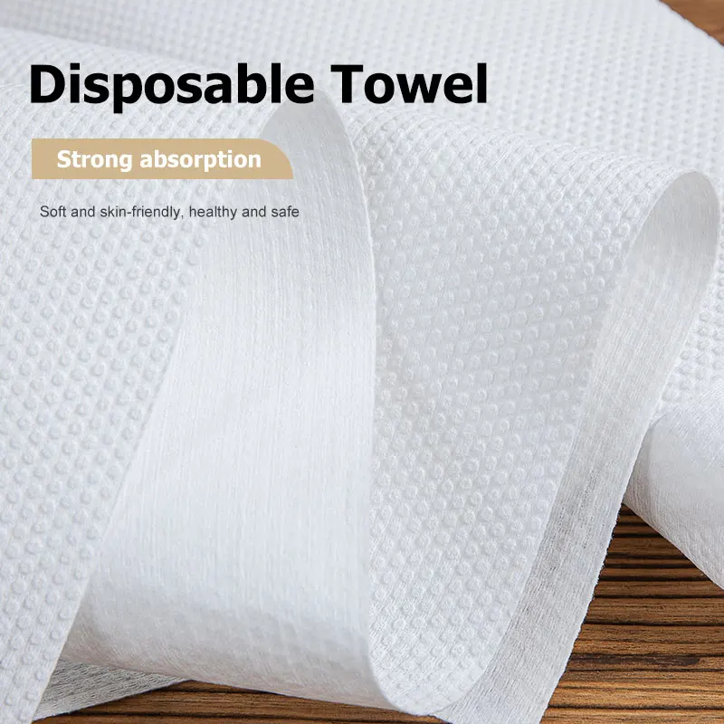 100 pcs Cosmetic Spa Salon Disposable Towel Biodegradable Tissue Super Soft for Sensitive Skin Face Towels Disposable Face Towel