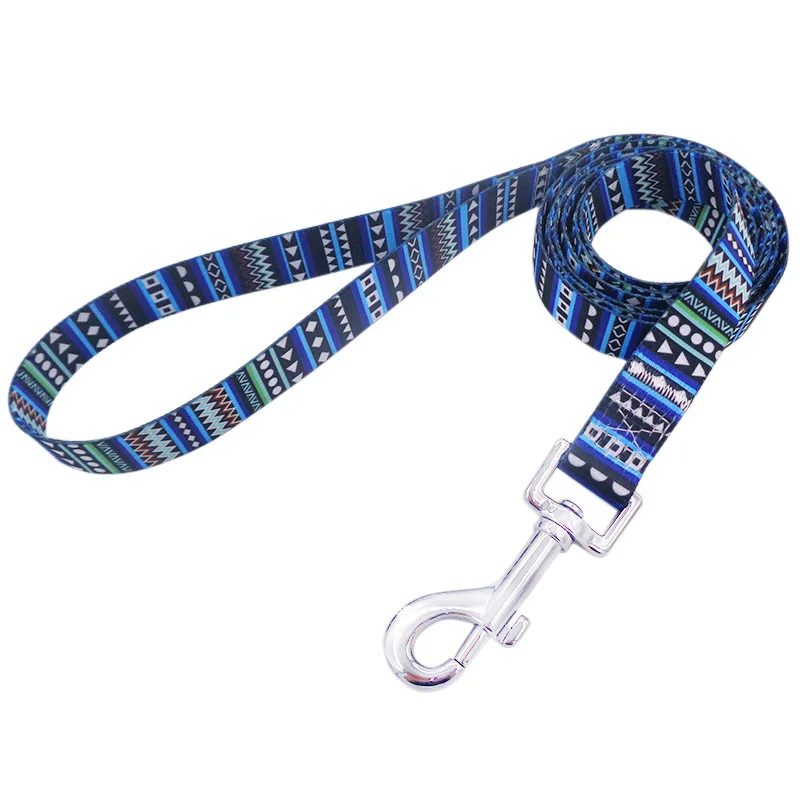 Cute Dog Leash, Sturdy Printed Floral Pattern Girl Pet Leashes for Walking Training Puppy Leash for Small, Medium and Large Dogs