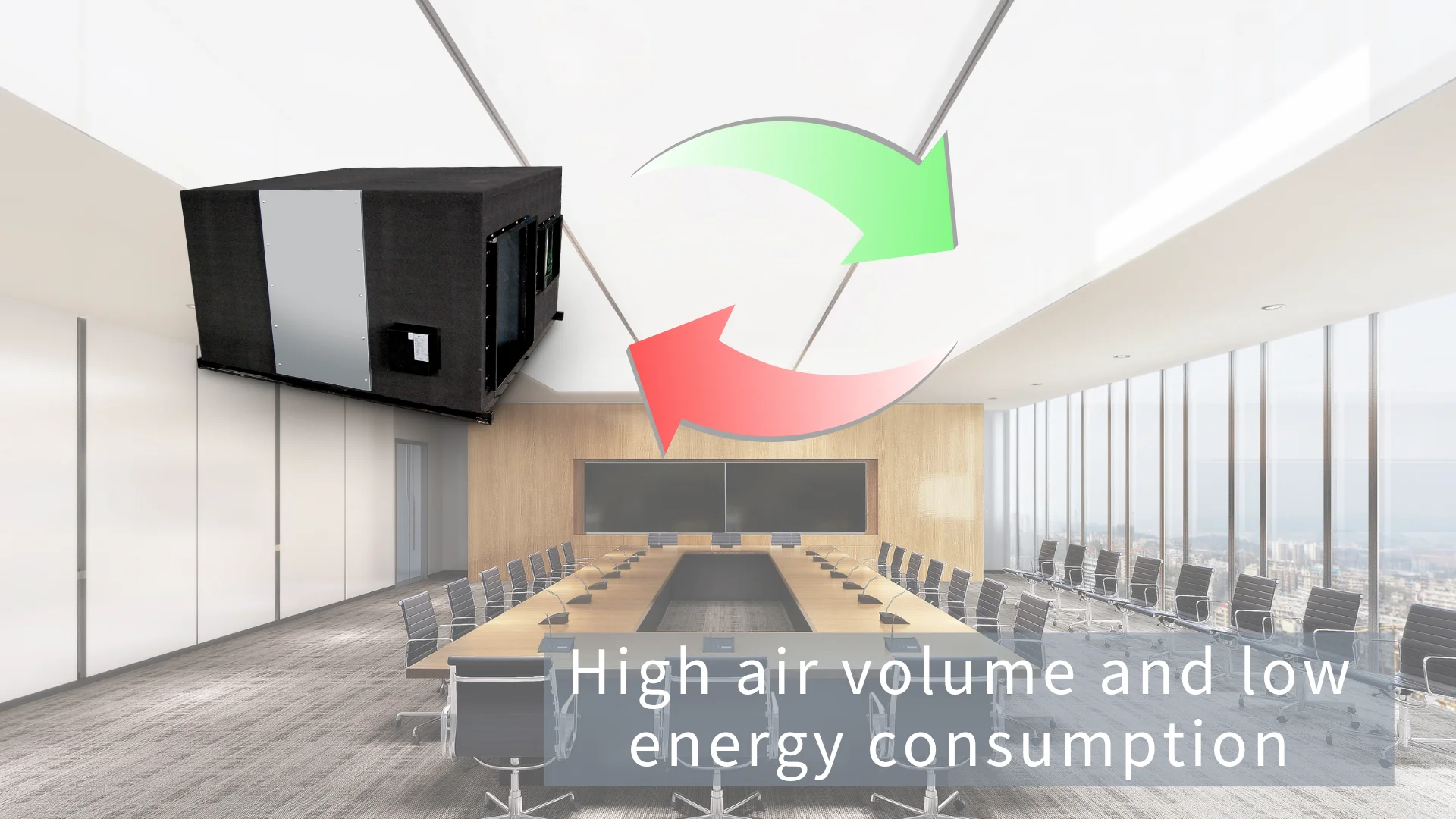 High Efficiency 2000 Airflow air Exchanger Heat Recovery air to air Cross Flow Heat Exchanger ERV Recovery Ventilation