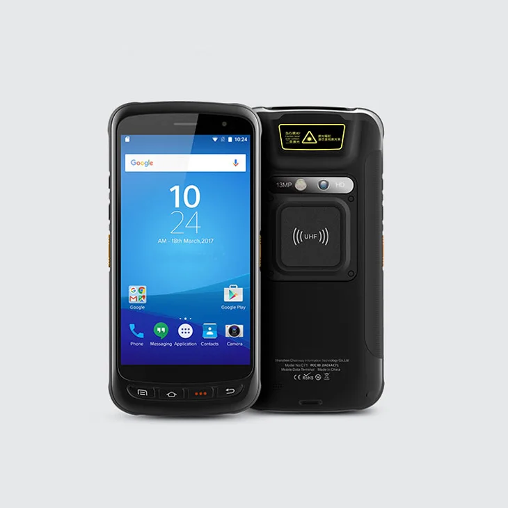 PDA Industrial 5 Inch Android Automatic Barcode Scanner Ip65 Portable Laser Scanning Bar Code Warehouse Inventory Rugged Pda