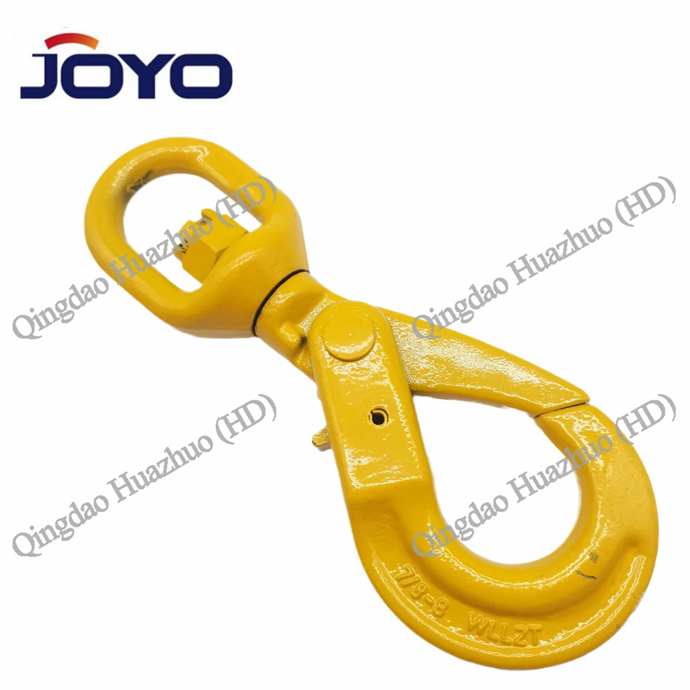 G80 G100  swivel Self locking safety  Lifting  hooks US type,CE certification,ISO9001:2015...