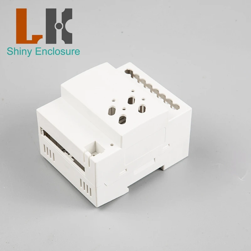 90*72*63mm Plastic casing box electronics instrument din rail enclosure electronic project PLC cable junction box